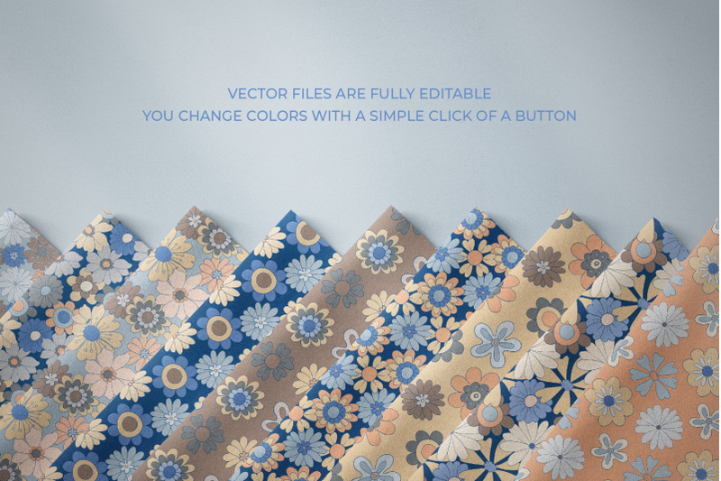 trendy-retro-floral-seamless-patterns