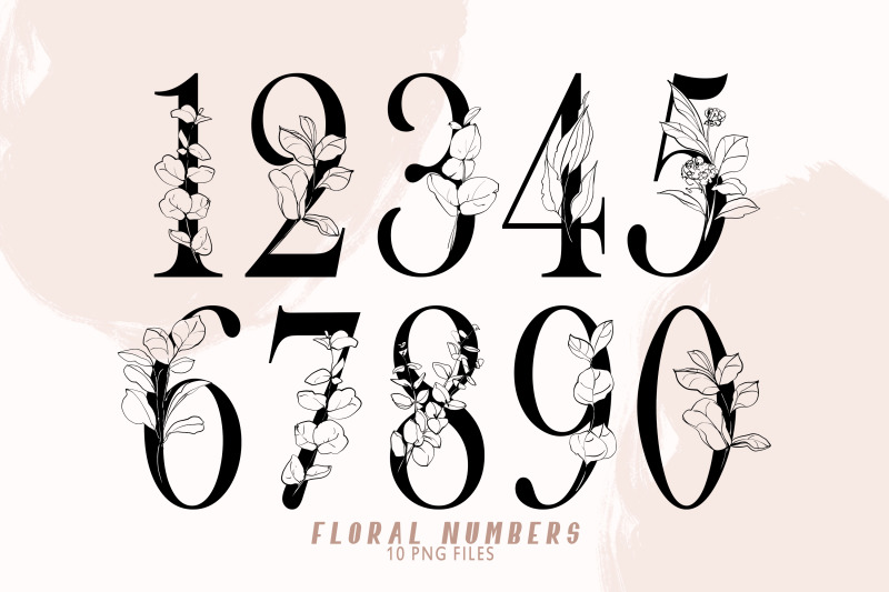 floral-number-clipart-10-png-files