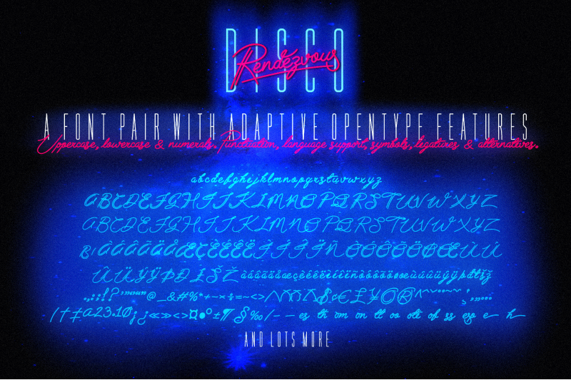 disco-rendezvous-a-night-club-inspired-opentype-script-font