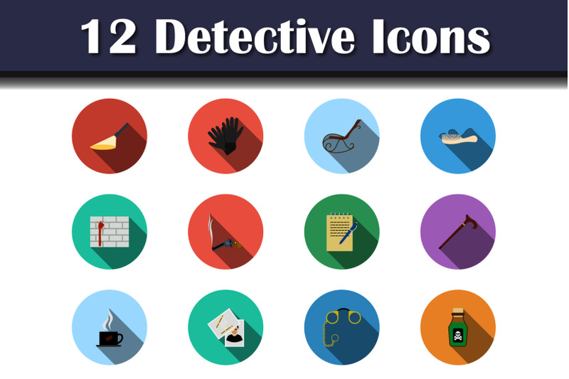 detective-icon-set