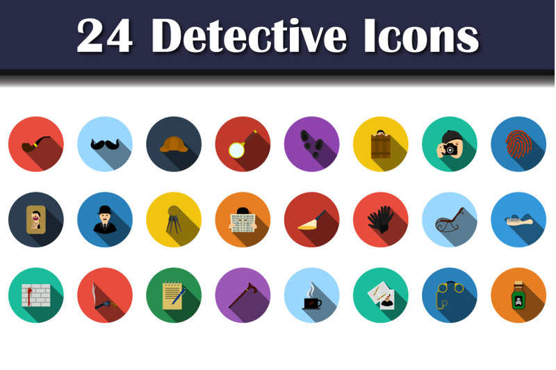 detective-icon-set