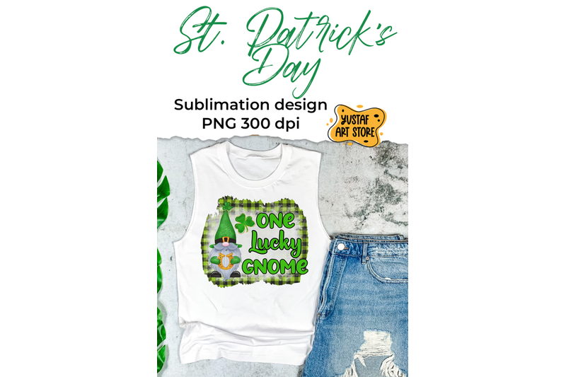 st-patrick-039-s-day-gnome-sublimation-design-one-lucky-gnome