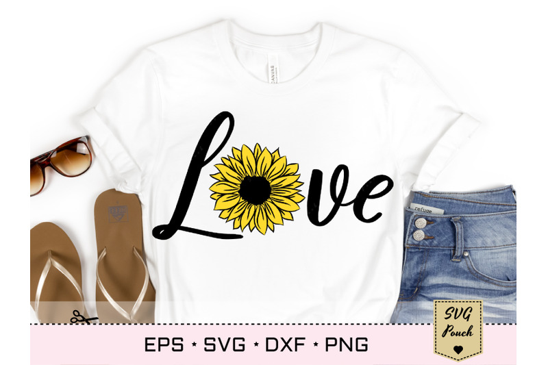 love-sunflower-svg