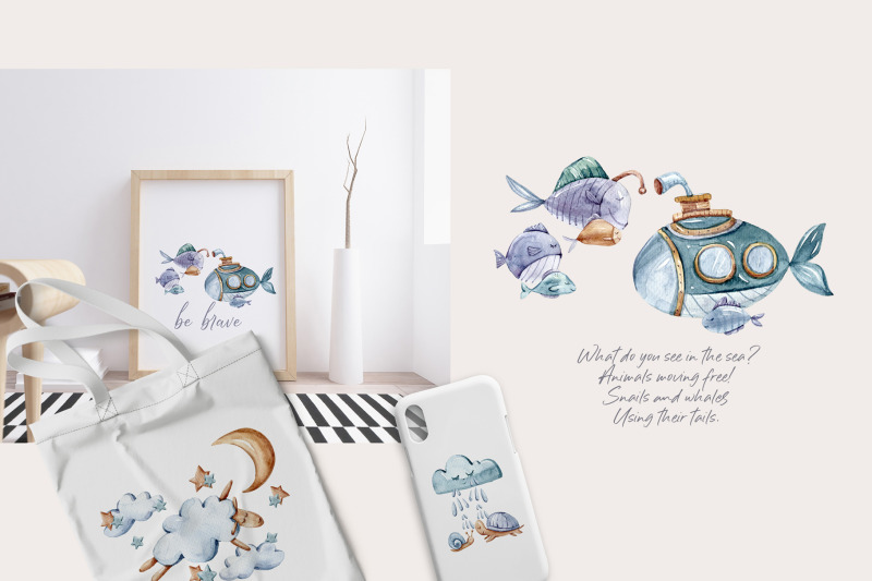 watercolor-cute-sea-animal-clipart-set-7-png-files