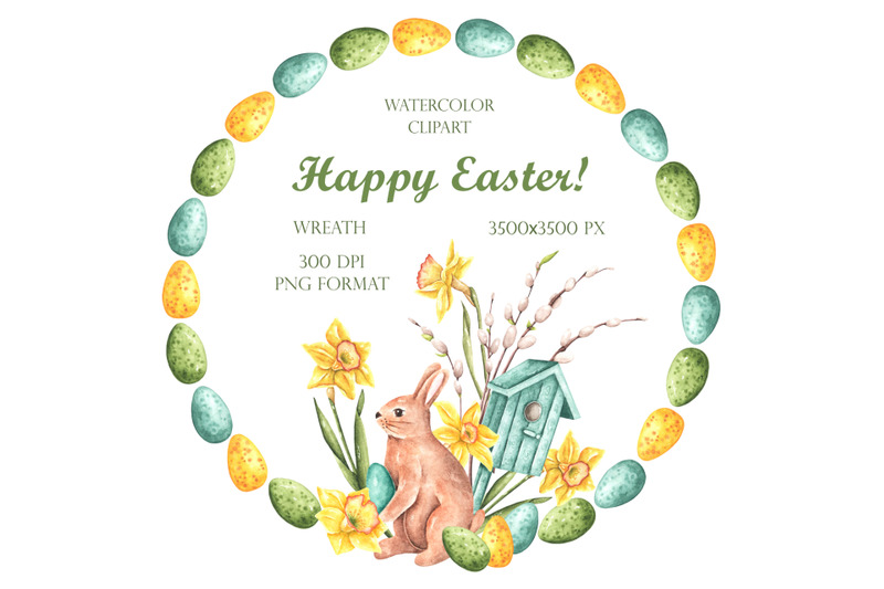 happy-easter-watercolor-wreath-clipart-easter-bunny-spring