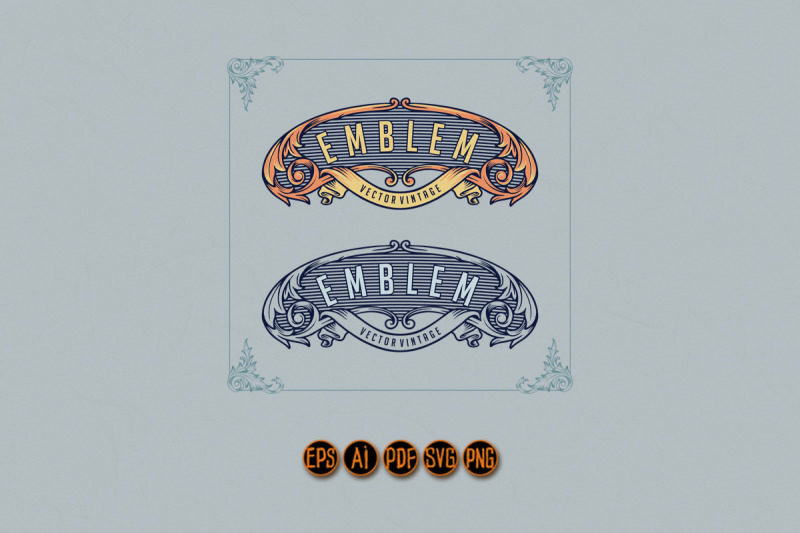 luxury-elegant-vintage-emblem-ornaments-svg