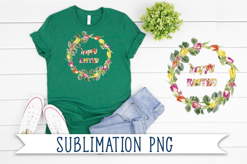 sublimation-easter-design-spring-flowers