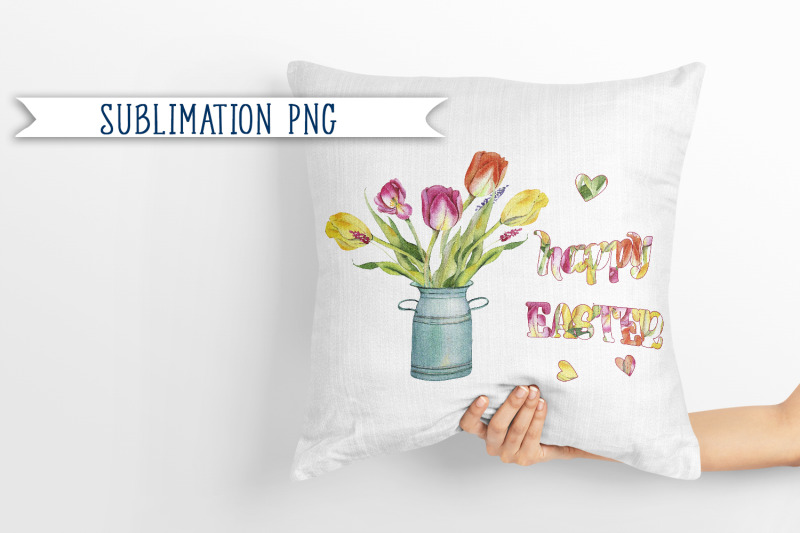 sublimation-easter-design-spring-flowers