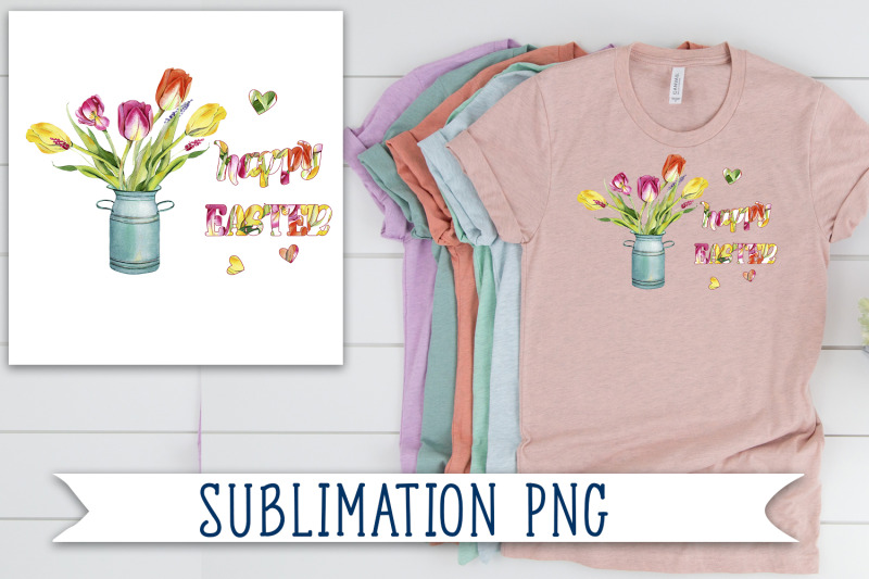 sublimation-easter-design-spring-flowers