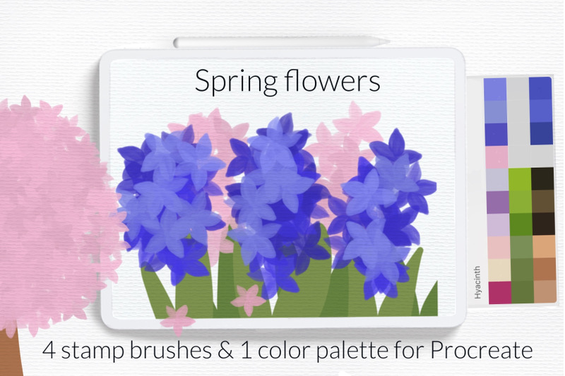 blooming-spring-flowers-procreate-brushes