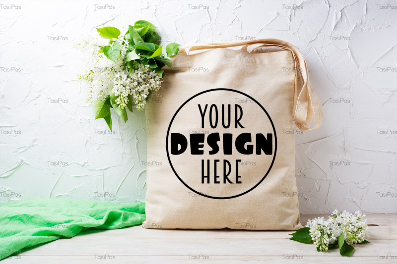 rustic-tote-bag-mockup-with-white-lilac-branches