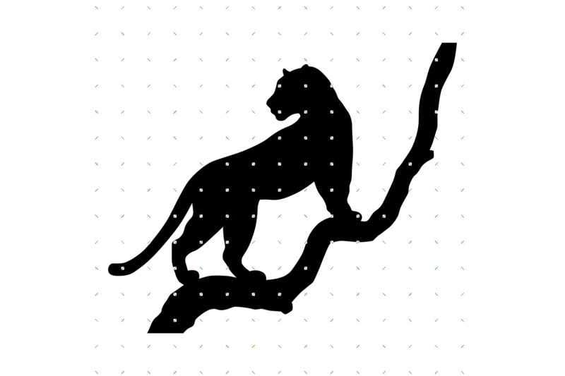 leopard-climbing-a-tree-svg