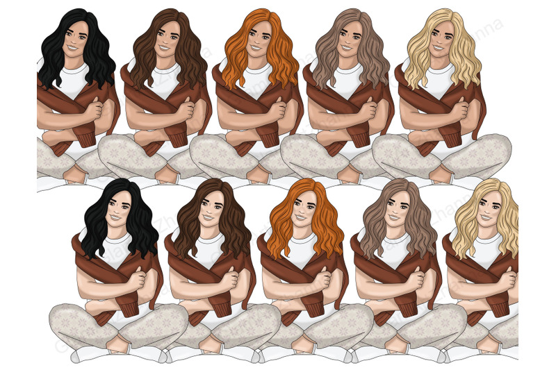 sweet-home-girls-clipart