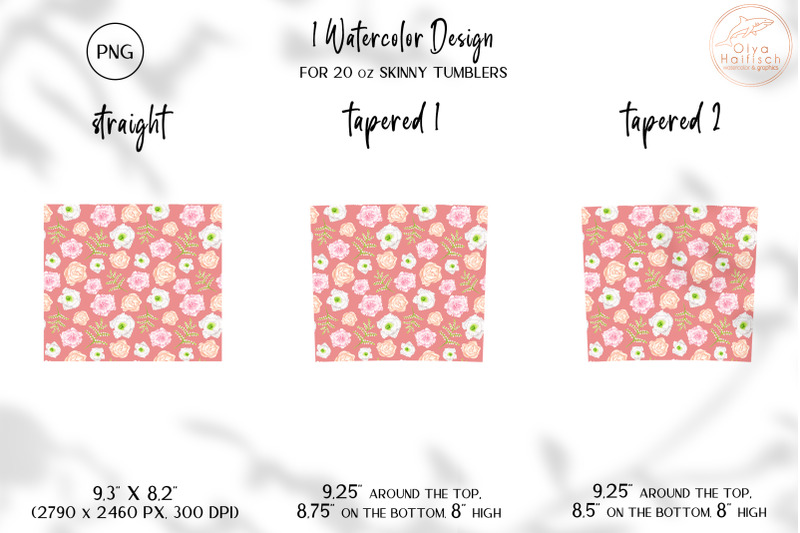 watercolor-floral-tumbler-sublimation-png-20oz-pink-tumbler-wrap
