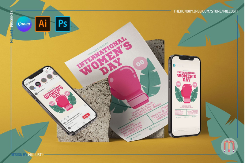 the-international-women-039-s-day-flyer-and-instagram-template