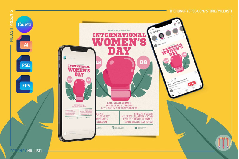 the-international-women-039-s-day-flyer-and-instagram-template