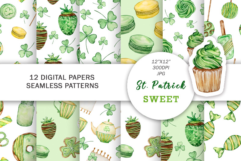 watercolor-st-patricks-day-sweet-seamless-pattern