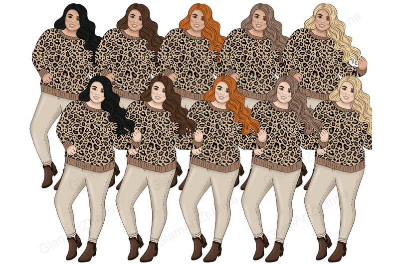 trends-girls-clipart