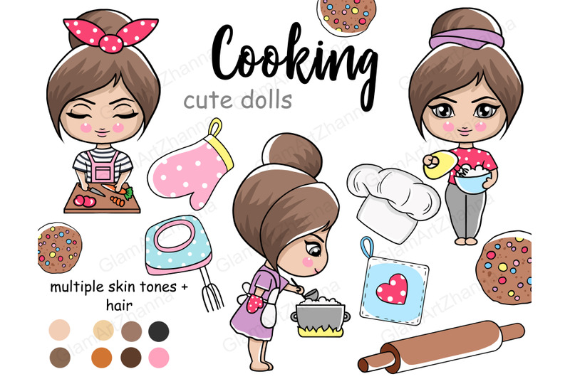 cooking-cute-dolls