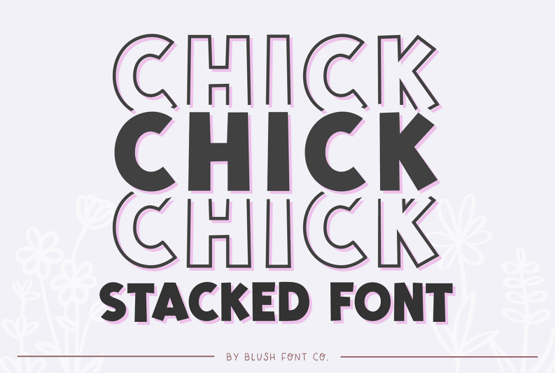 chick-stacked-trendy-block-font