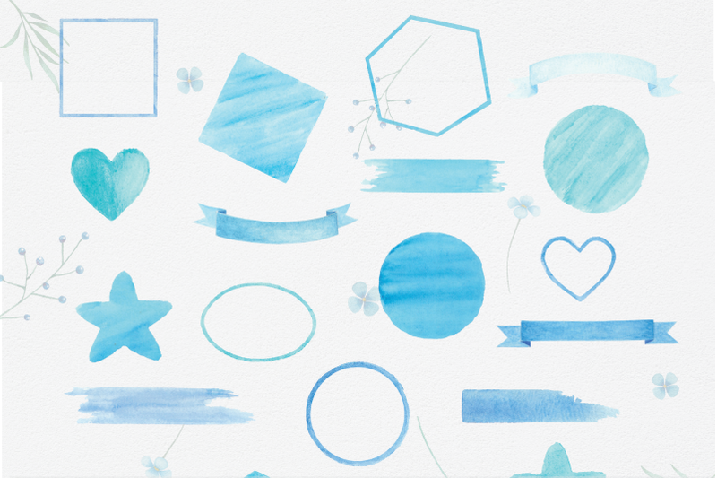 blue-elements-watercolor-shapes-and-objects