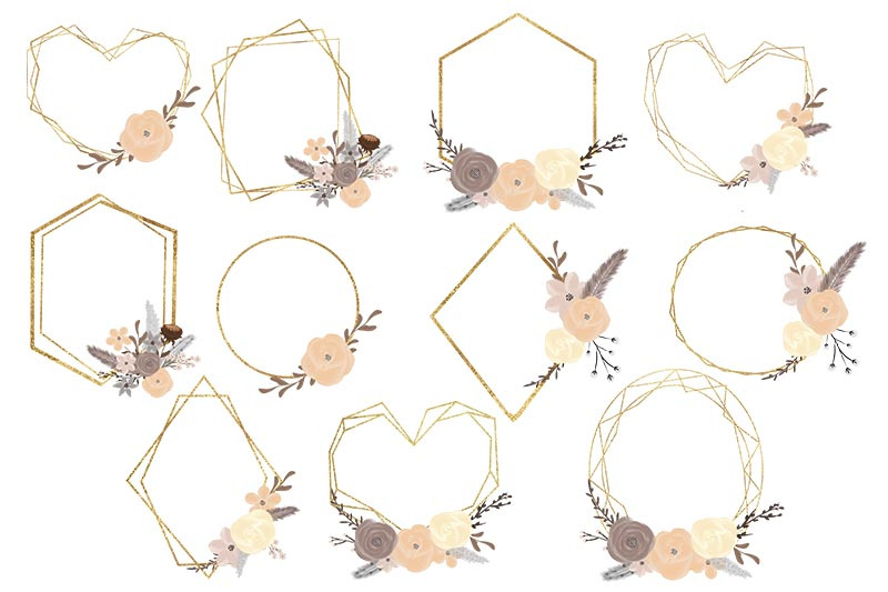 boho-gold-floral-frame-clipart-flowers-ornament-30-png