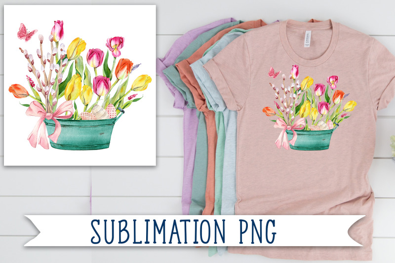 sublimation-easter-design-spring-flowers