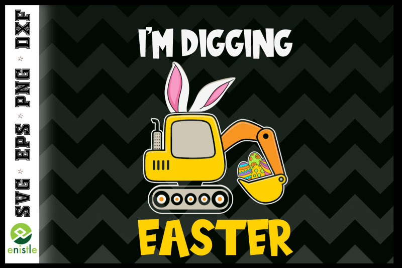 cartruck-i-039-m-digging-easter-happy-easter