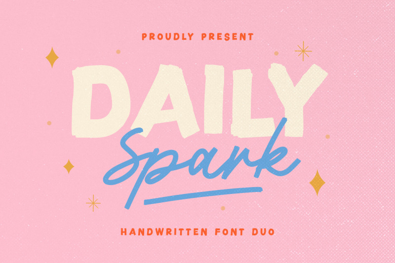 daily-spark-handwritten-font-duo