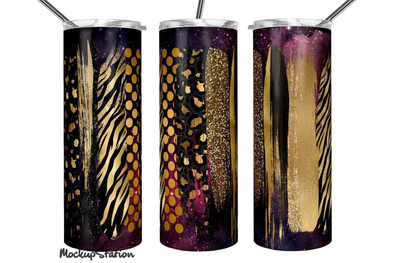 gold-glitter-tumbler-design-sublimation-png-leopard-20oz-skinny-wrap