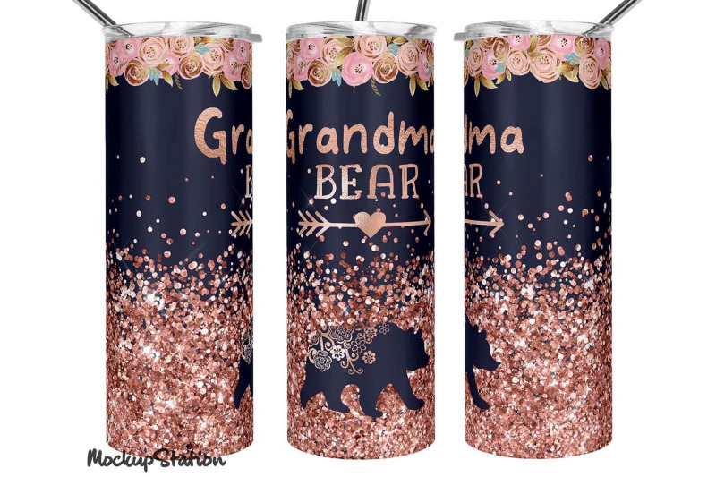 grandma-bear-tumbler-sublimation-design-20oz-skinny-png-wrap