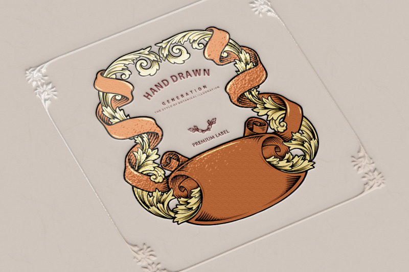 classic-label-floral-swirls-with-vintage-ribbon-svg