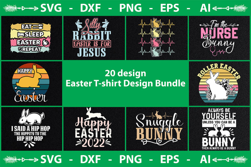 easter-t-shirt-design-bundle