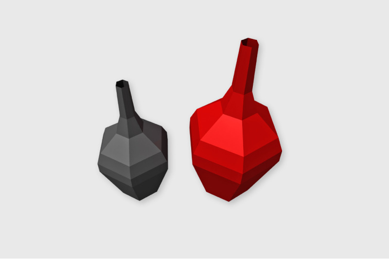 bottle-vase-3d-papercraft