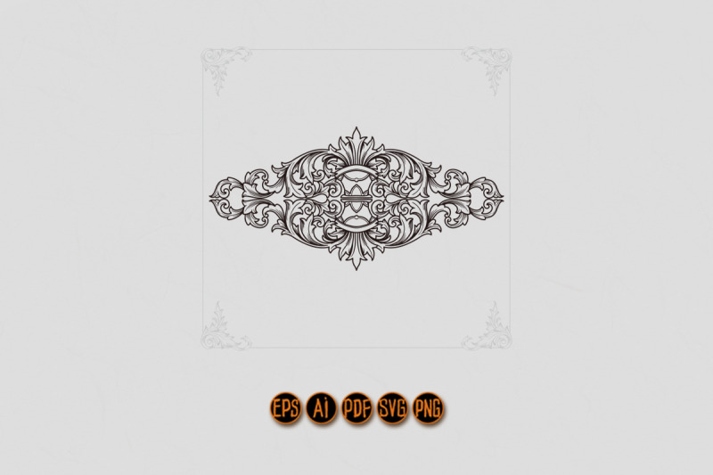 classic-luxury-frame-vintage-ornament-svg