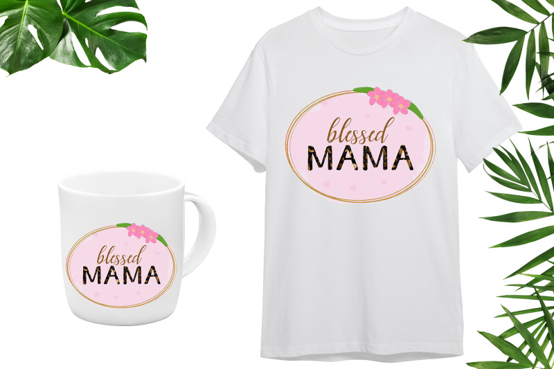 mother-039-s-day-sublimation-design-png-blessed-mama