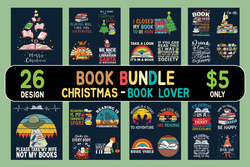 reading-book-svg-bundle