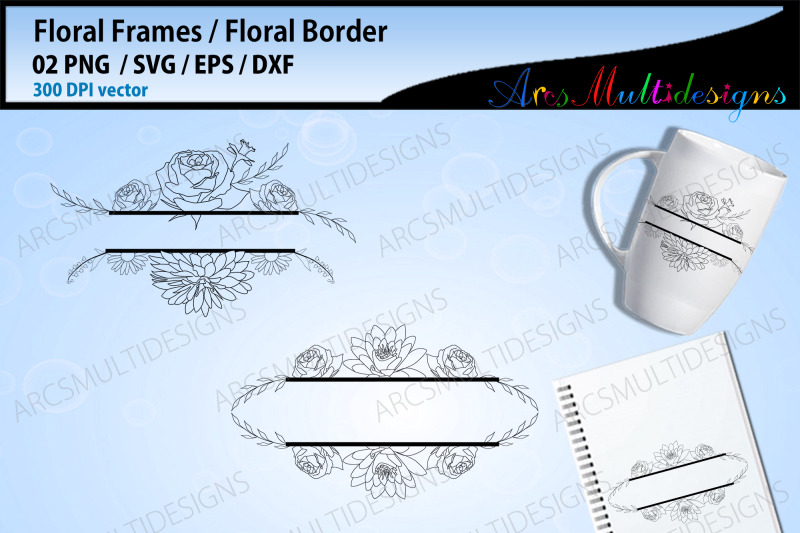 flower-frames-template