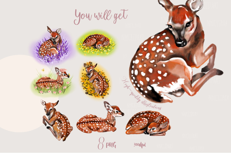 watercolor-deer-clipart-deer-download