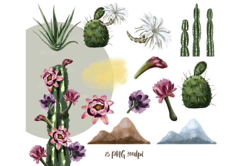 watercolor-llama-amp-cactus-clipart