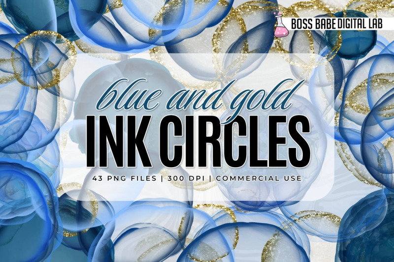 blue-and-gold-ink-circle-overlays