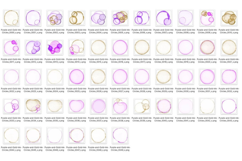 purple-and-gold-ink-circle-overlays