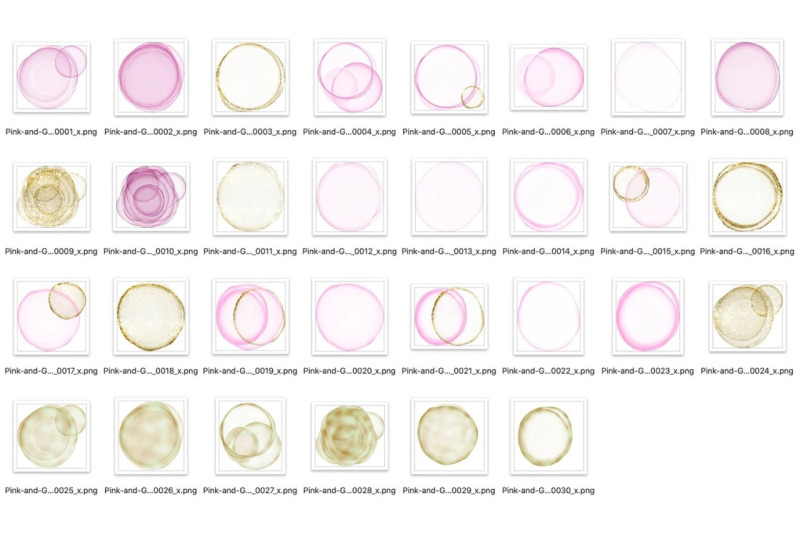 pink-and-gold-ink-circle-overlays
