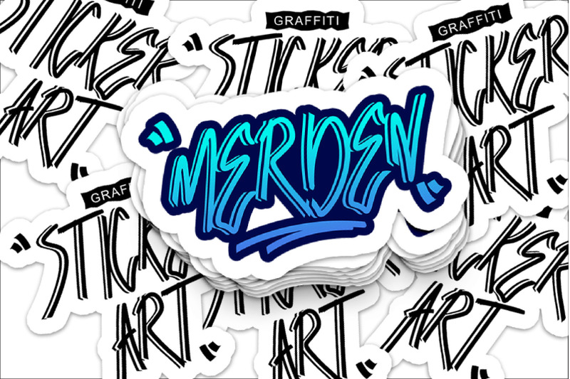 merden-graffiti-font