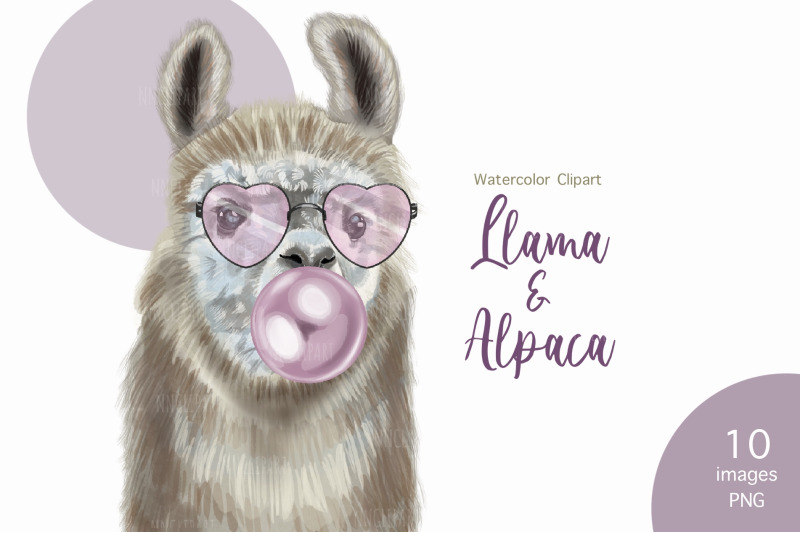 watercolor-llama-amp-alpaca-clipart