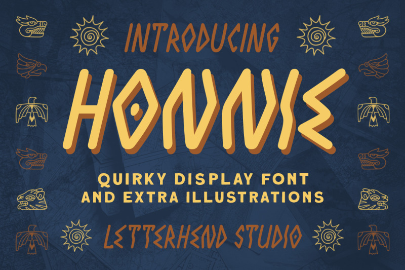 honnie-quirky-display-font