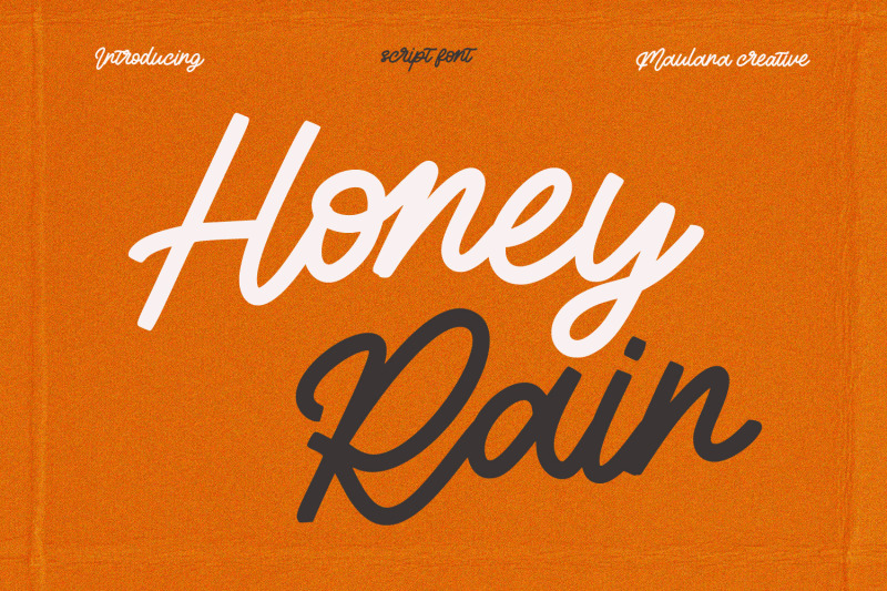 honey-rain-signature-script-font