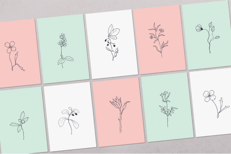 floral-elements-part-2-illustration-set