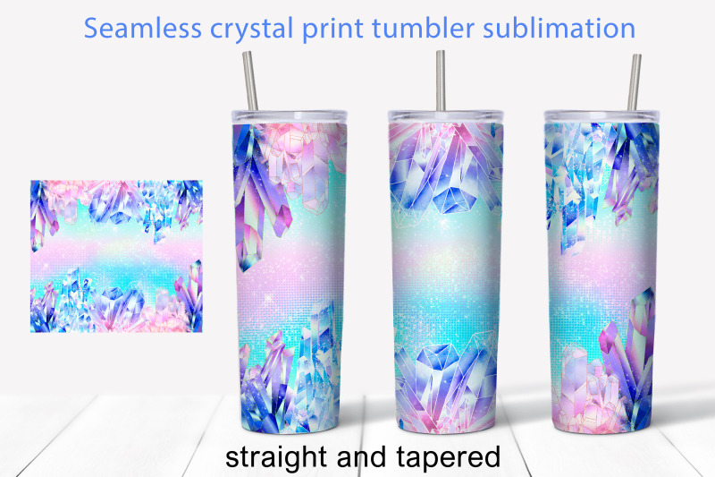 crystal-glitter-tumbler-sublimation-unicorn-20oz-wrap-design