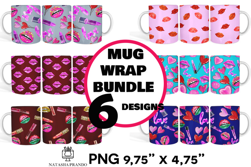 pink-lips-mug-sublimation-bundle-seamless-mug-wrap